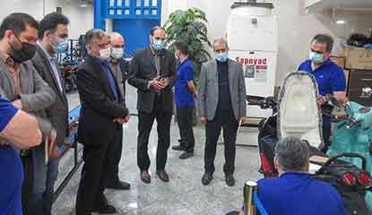 General Director of Qom Province Standard Organization visits Shokouh Pars Azmoun Laboratory